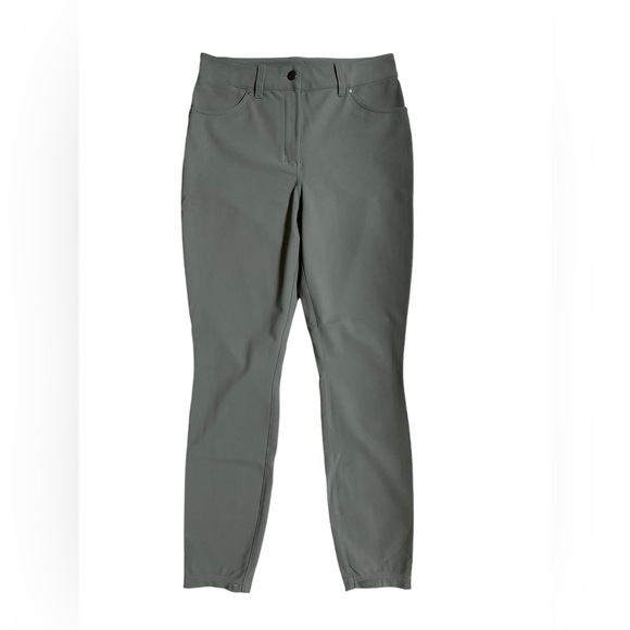 lululemon | size 28 City Sleek Slim-Fit 5 Pocket High-Rise Pant in Grey Sage - Picture 6 of 12
